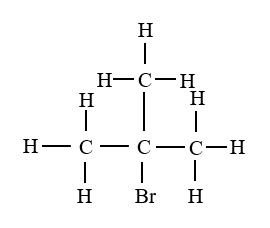 A tertiary halogenoalkane