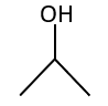 The skeletal formula of the secondary alcohol shown above