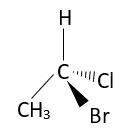 The mirror image of the molecule above. It's still 1-bromo-1-chloroethane